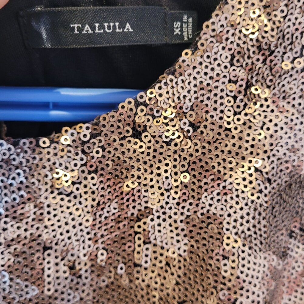 💛 GOLD Talulah (Aritzia) Canterbury mini dress (XS) - Picture 6 of 7